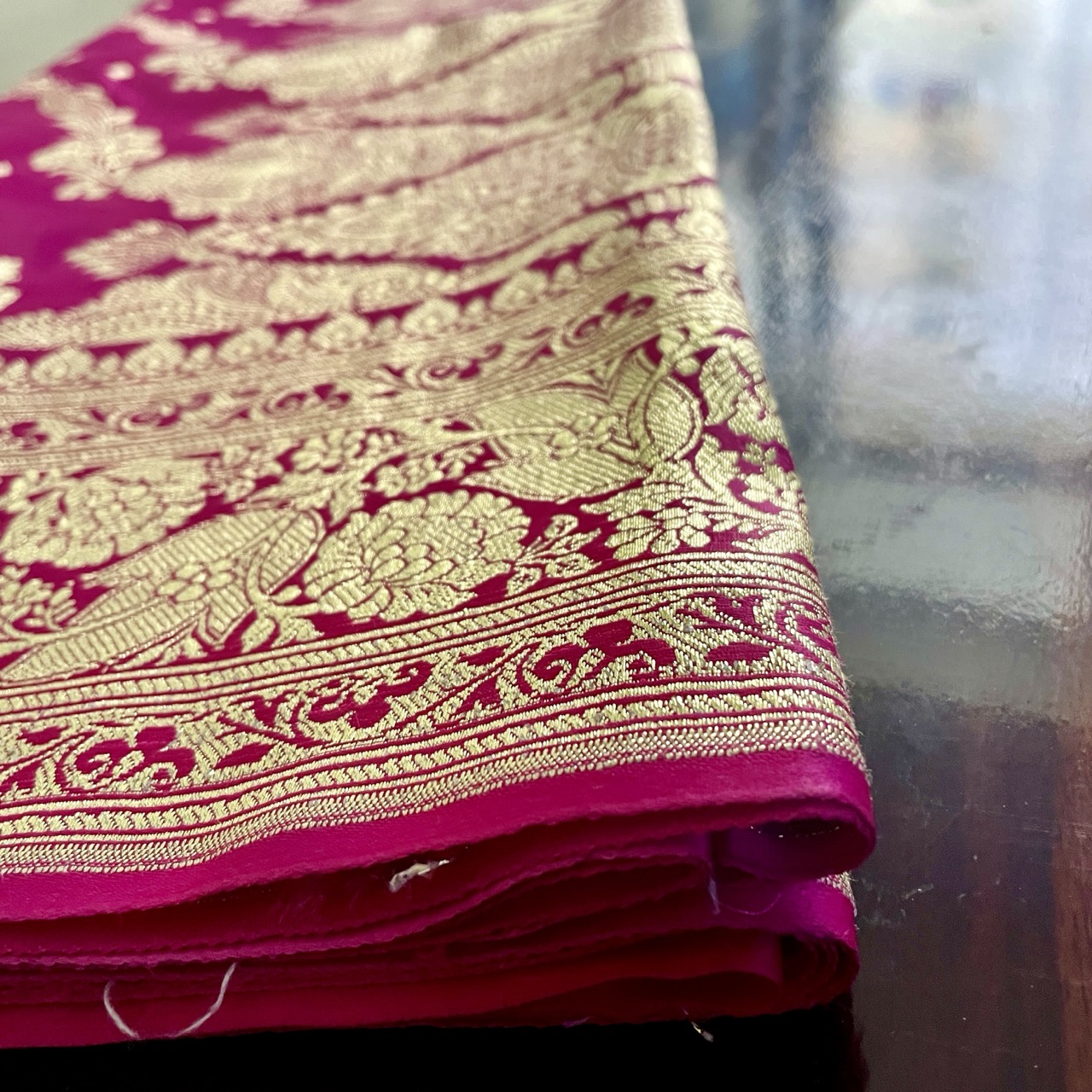 Bright Pink Saree